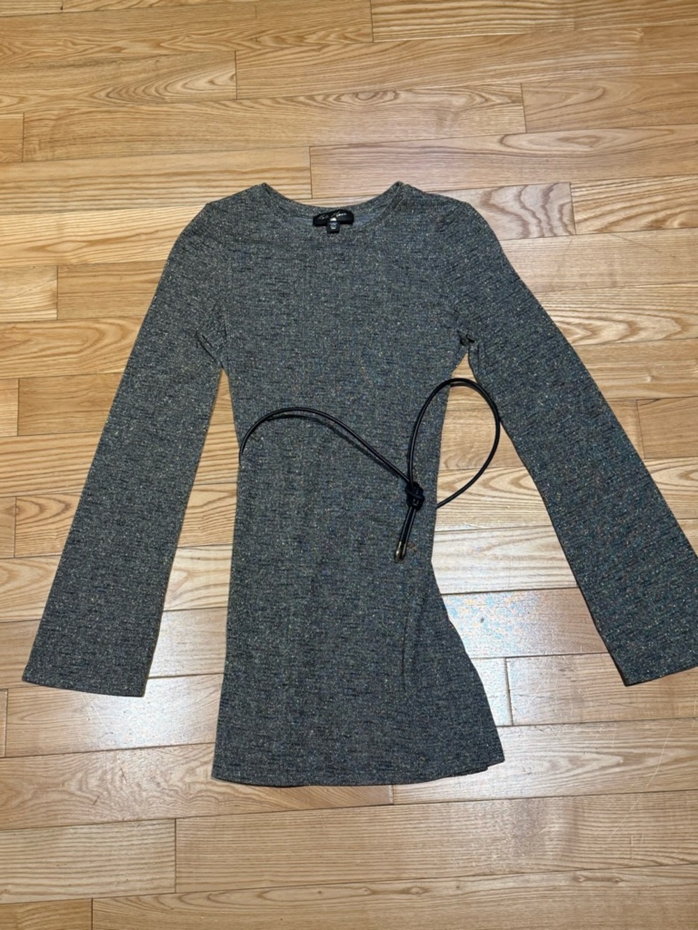 Metallic Kate Moss x Zara dress